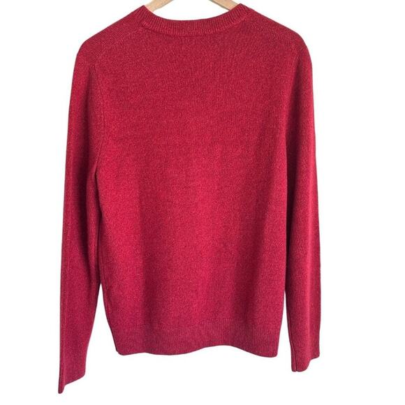 Banana Republic V-Neck Merino Wool Sweater Red M - Picture 5 of 6